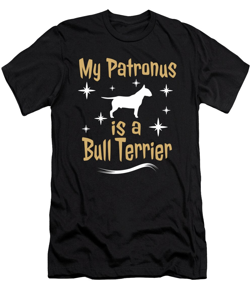My Patronus Is a Bull Terrier Cute Gift Dusan Vrdelja T-Shirt