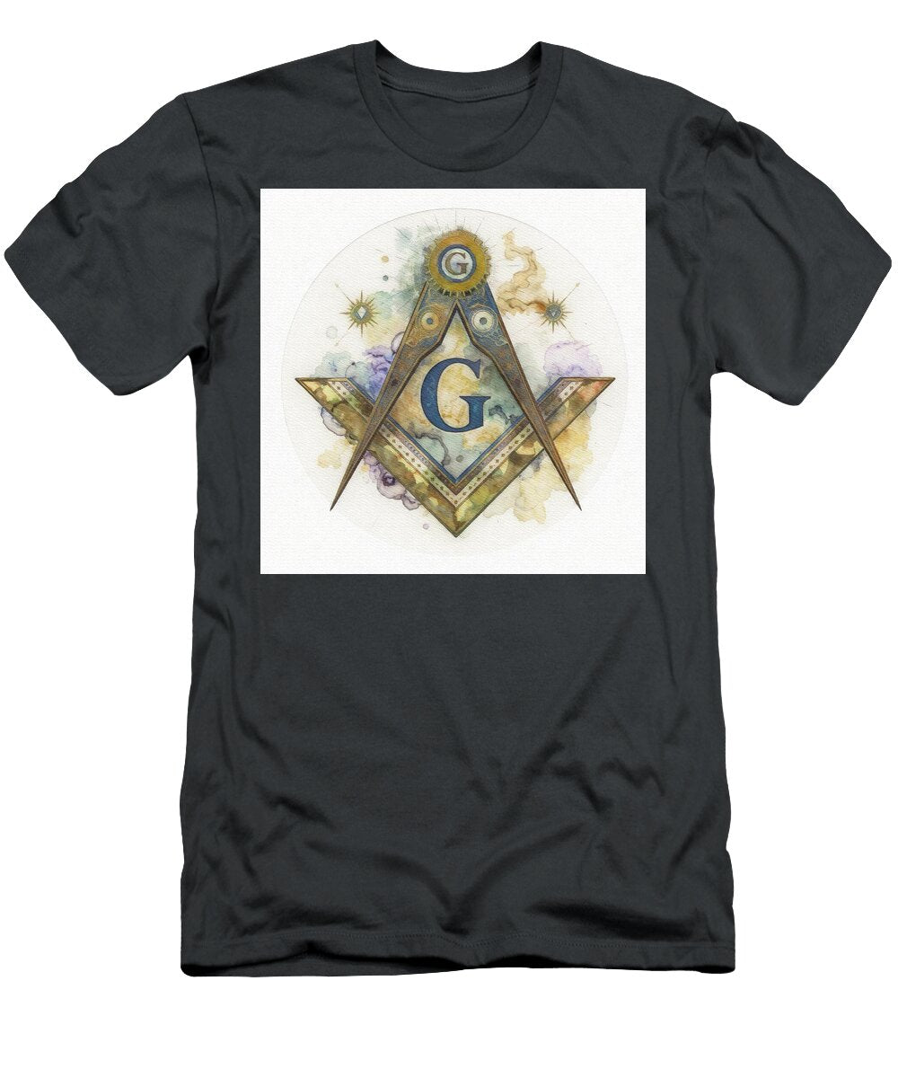 Mystical Geometric Symbol Design Pierre Blanchard T-Shirt