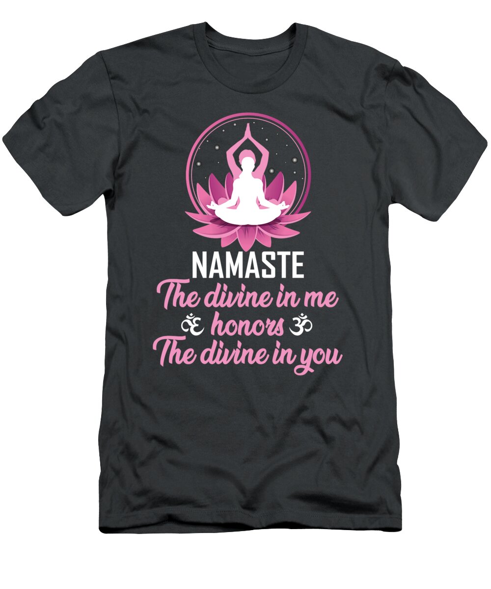 Namaste the Divine in Me Honors the Divine in You Anh Nguyen T-Shirt