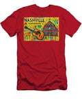 Nashville Tennessee Inspired By Style of Jean Michel Basquiat 20251014h Wingsdomain Art and Photography T-Shirt