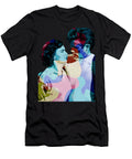 Natalie Wood and James Dean Modernized Portrait Stars on Art T-Shirt