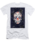 National Football League Art NFL Denver Broncos Skull Leith Huber T-Shirt
