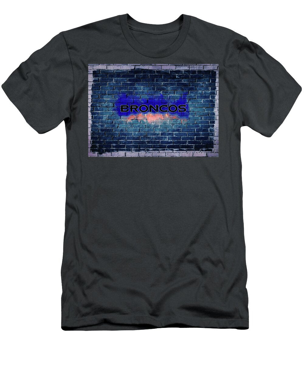 National Football League Denver Broncos Blue Leith Huber T-Shirt