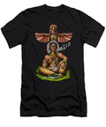 Native American Chief Smoking Weed Nikolay Todorov T-Shirt