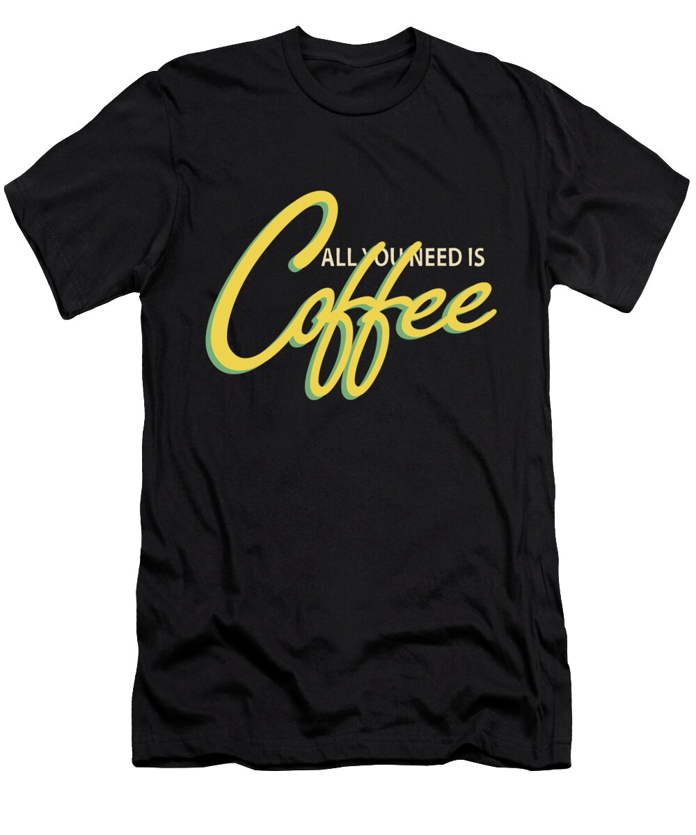 Need Coffee Bearr Guy T-Shirt