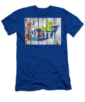 Nestea Vintage Logo on Peeling Paint Wall Design Turnpike T-Shirt