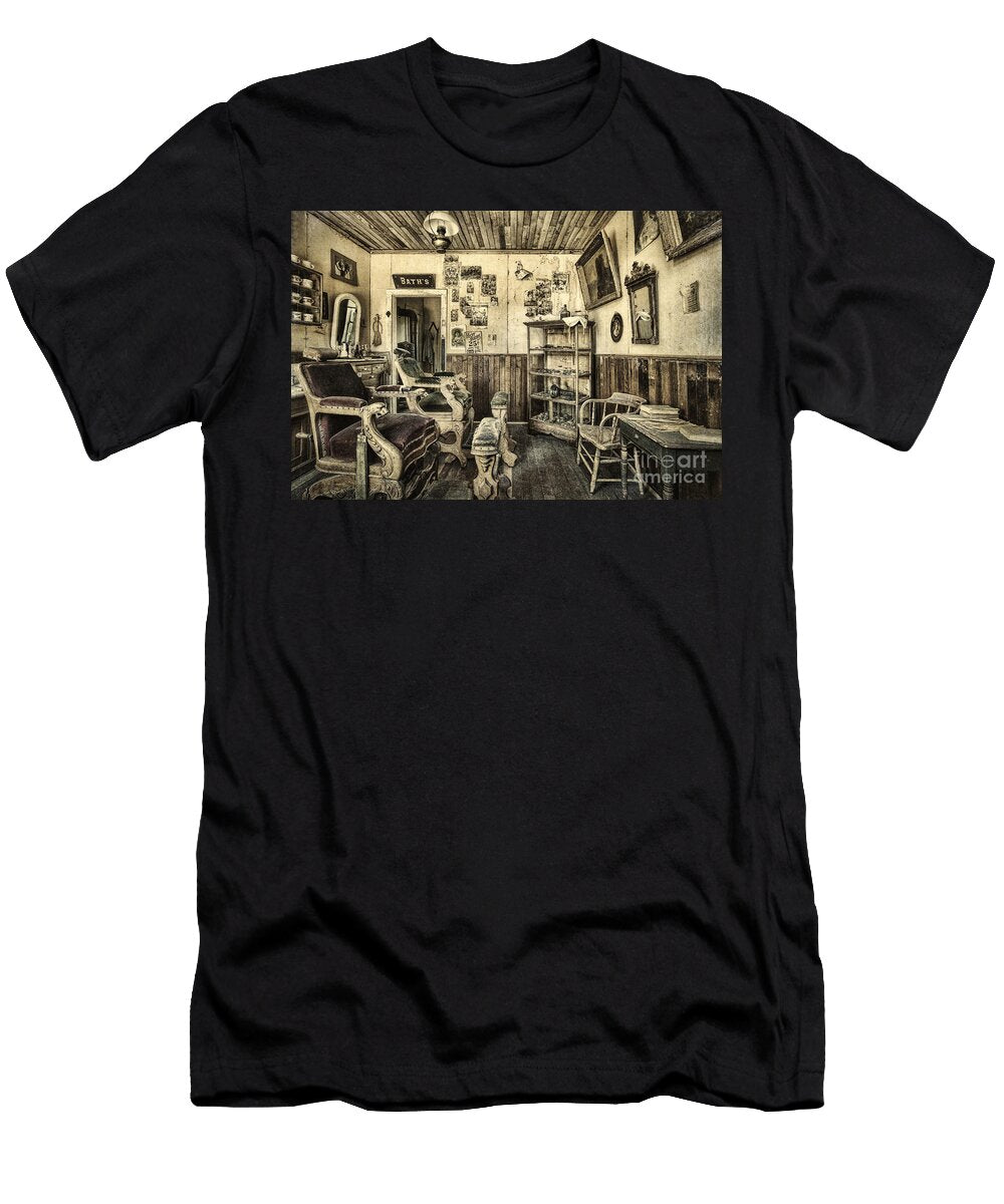 Nevada City Barber Shop Priscilla Burgers T-Shirt