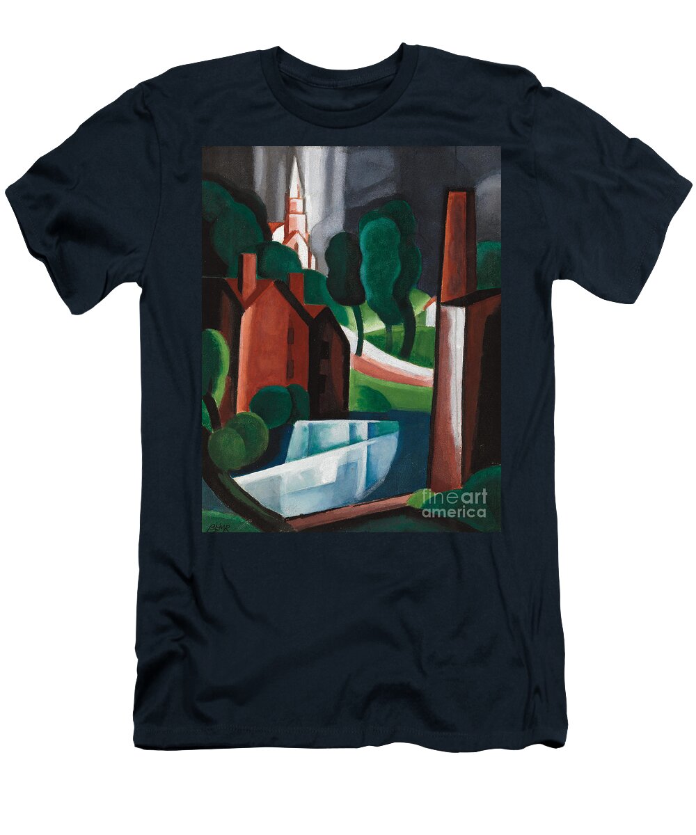New Hampshire Town 1931 Oscar Florianus Bluemner T-Shirt
