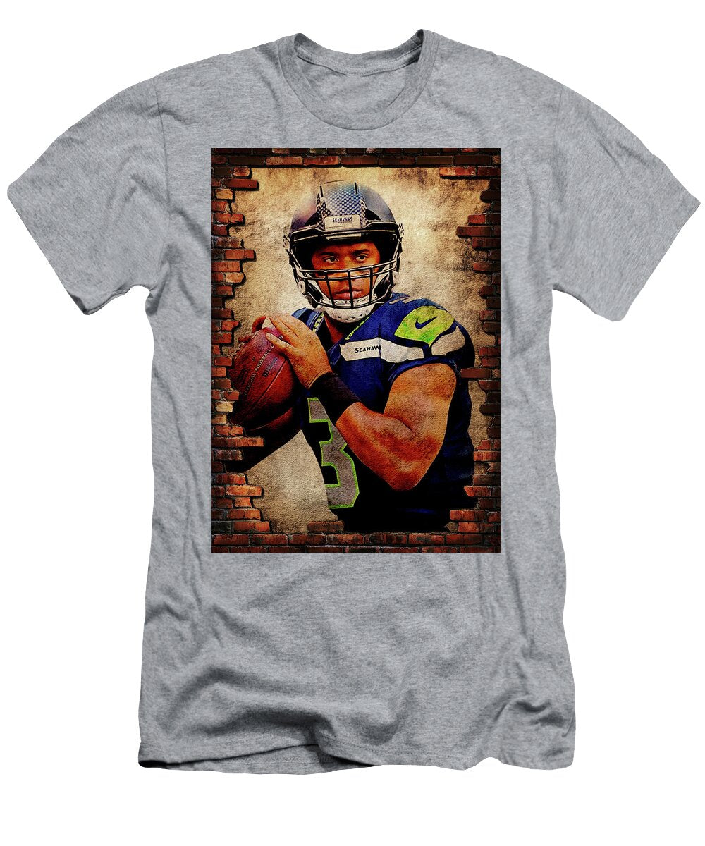 NFL Russell Wilson Russellwilson Russell Wilson Seattle Seahawks Player American Football Wrenn Huber T-Shirt