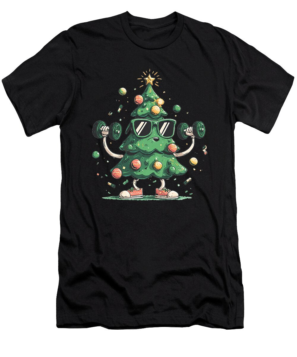 Nice Christmas Tree Sunglasses with Xmas Natalie Lidford T-Shirt