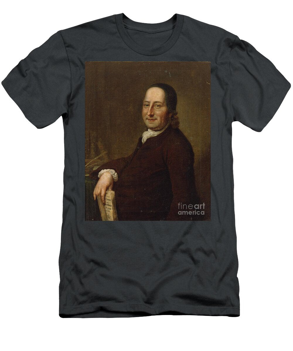 Nicholaus Ludwig Count Von Zinzendorf with the Daily Watchwords 1761 Swiss School T-Shirt