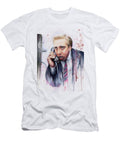 Nicolas Cage a Vampires Kiss Watercolor Art Olga Shvartsur T-Shirt