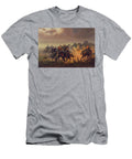 Night Alert Hussar Outpost in the Italian Campaign 1848 49 1862 Wilhelm Emele T-Shirt