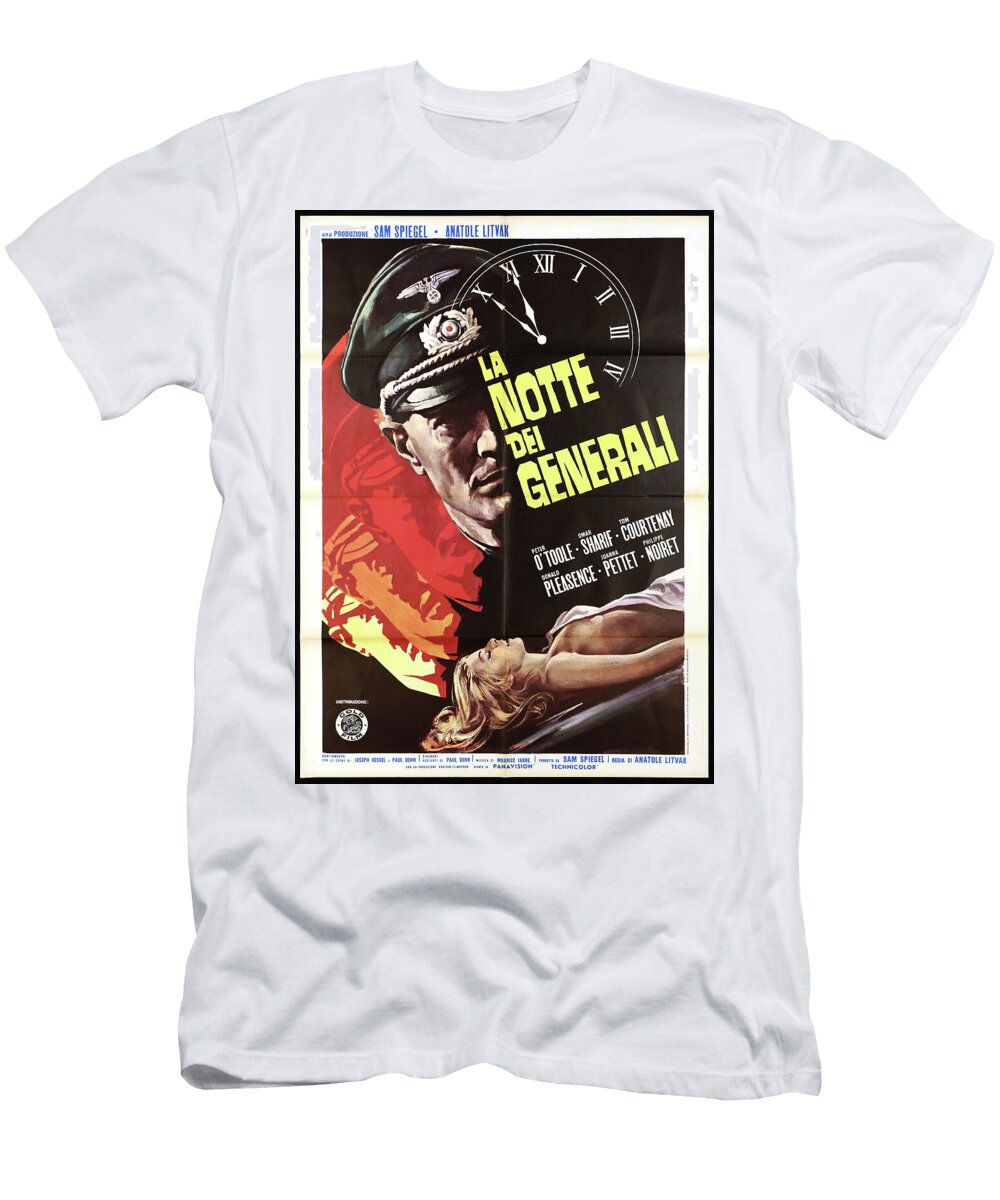 Night of the Generals with Peter Otoole and Omar Sharif 1967 Stars on Art T-Shirt