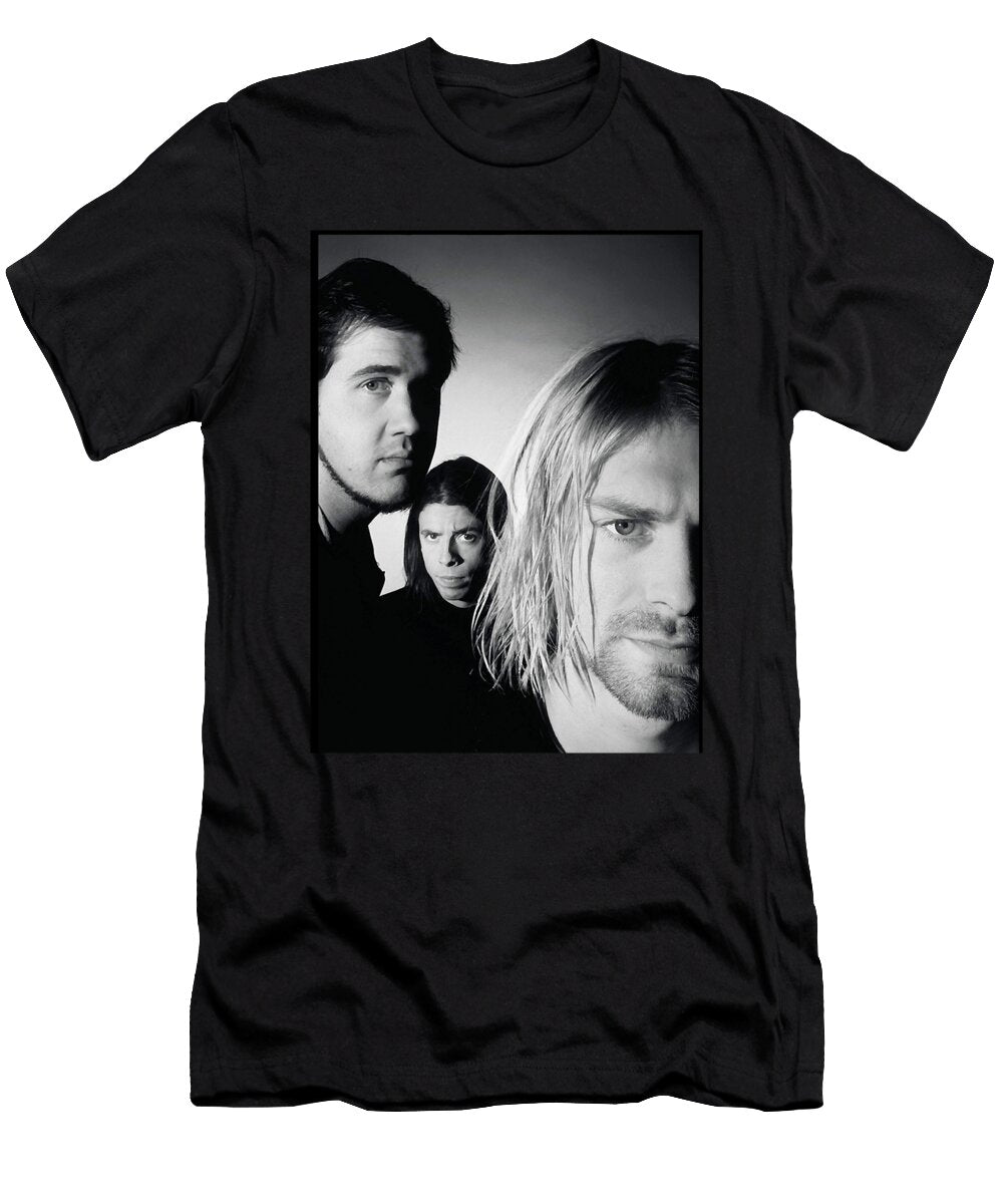 Nirvana Band Members Portrait Luan Eszter T-Shirt