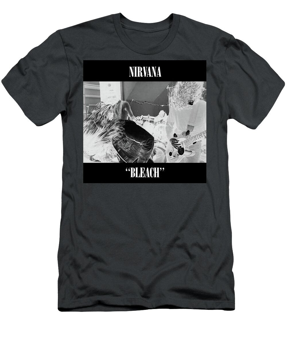 Nirvana Bleach Album Cover 1989 Robert Banach T-Shirt