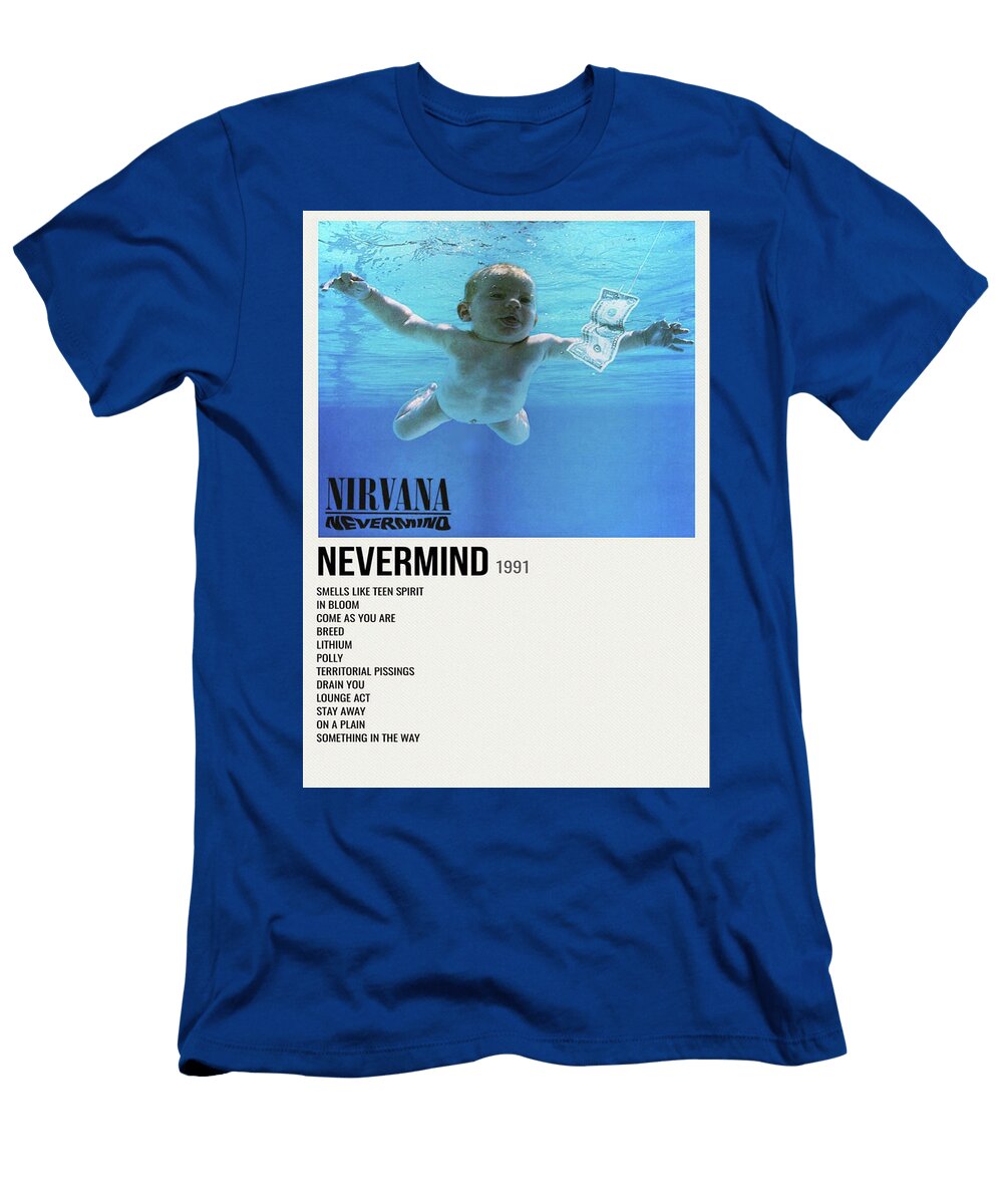 Nirvana Nevermind Album Cover World Art Collective T-Shirt