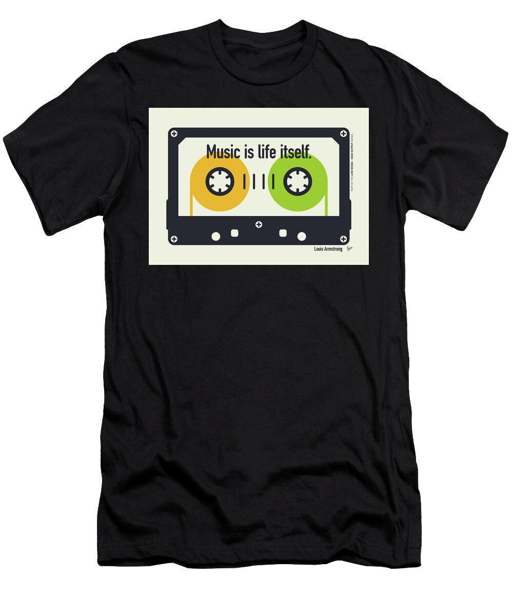 No 4 Music Is Life Itself Louis Armstrong Chungkong Art T-Shirt