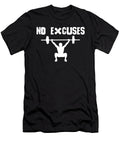 No Excuses Weightlifting Design Jan Deelmann T-Shirt