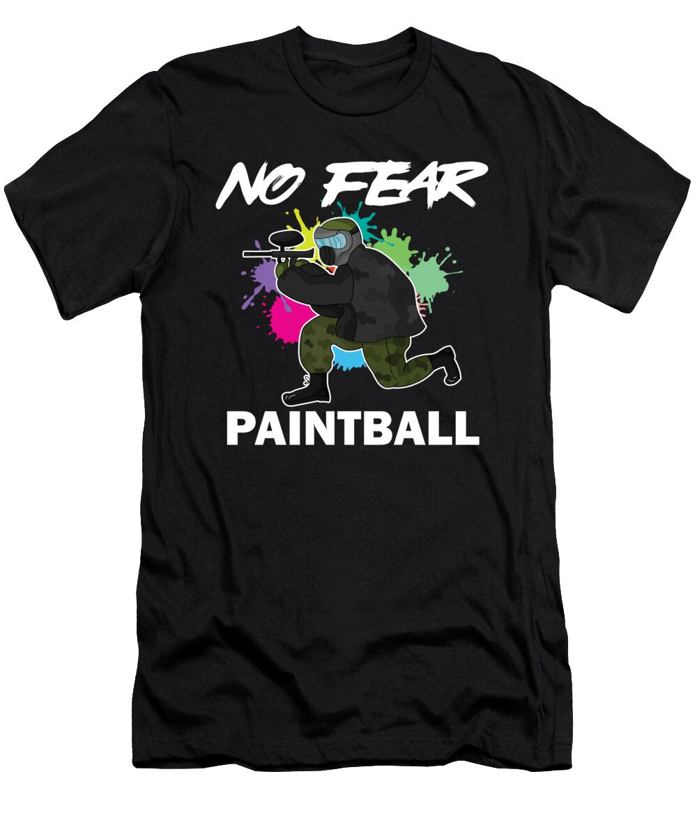 No Fair Paintball Player Military Paintball Gift Thomas Larch T-Shirt
