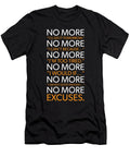 No More Excuses Gym Hustle Success Motivational Matthew Chan T-Shirt