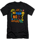 No Pain No Gain Adult Muslim Arabic Letters Gain Gym Lover Work Out Gift Weight Lifting Fitness Ramadan Sifou Store T-Shirt