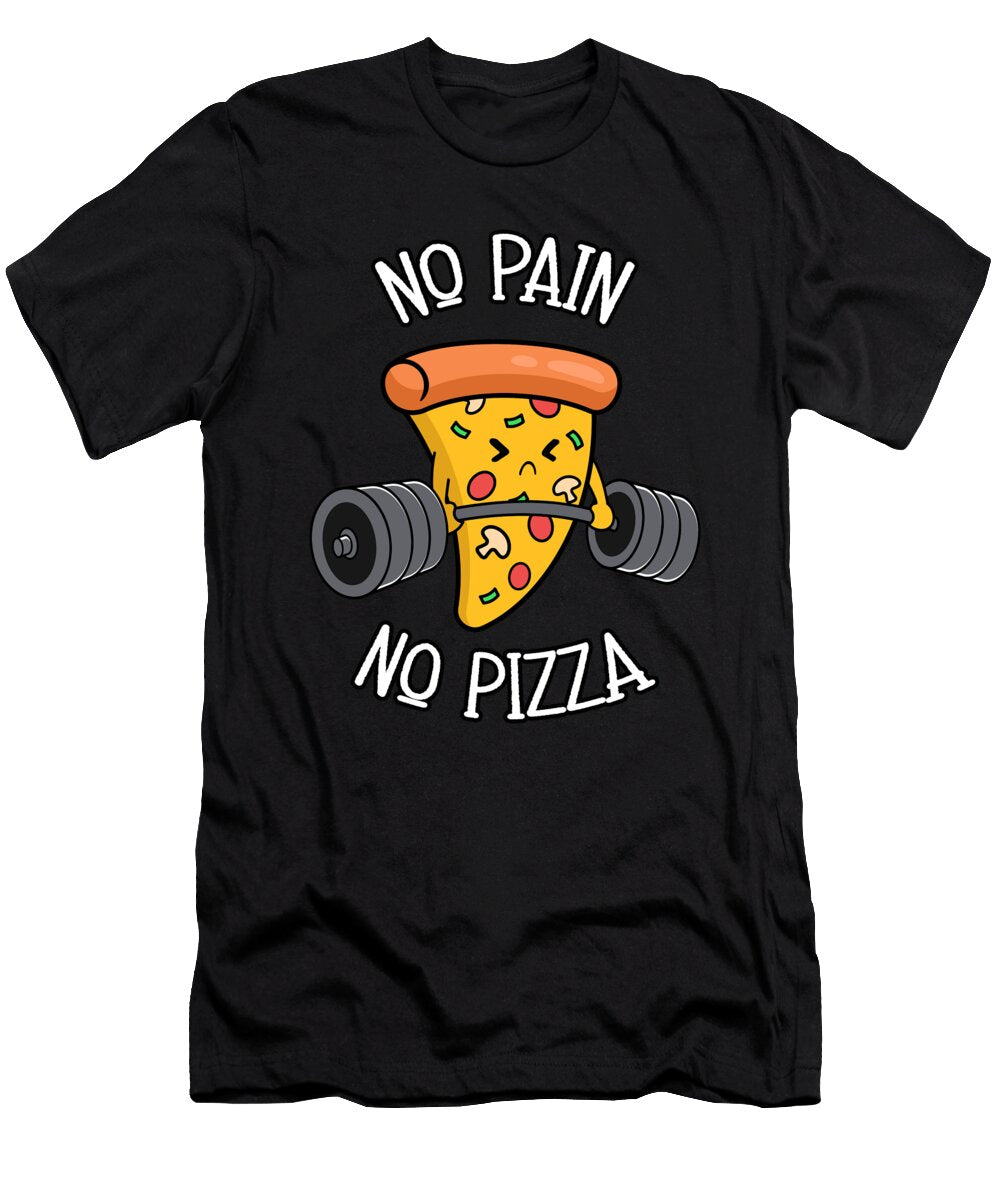 No Pain No Pizza Matthew Chan T-Shirt