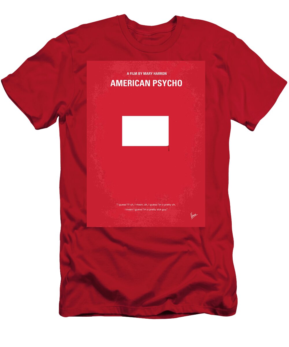 No005 My American Psyhco Minimal Movie Poster Chungkong Art T-Shirt