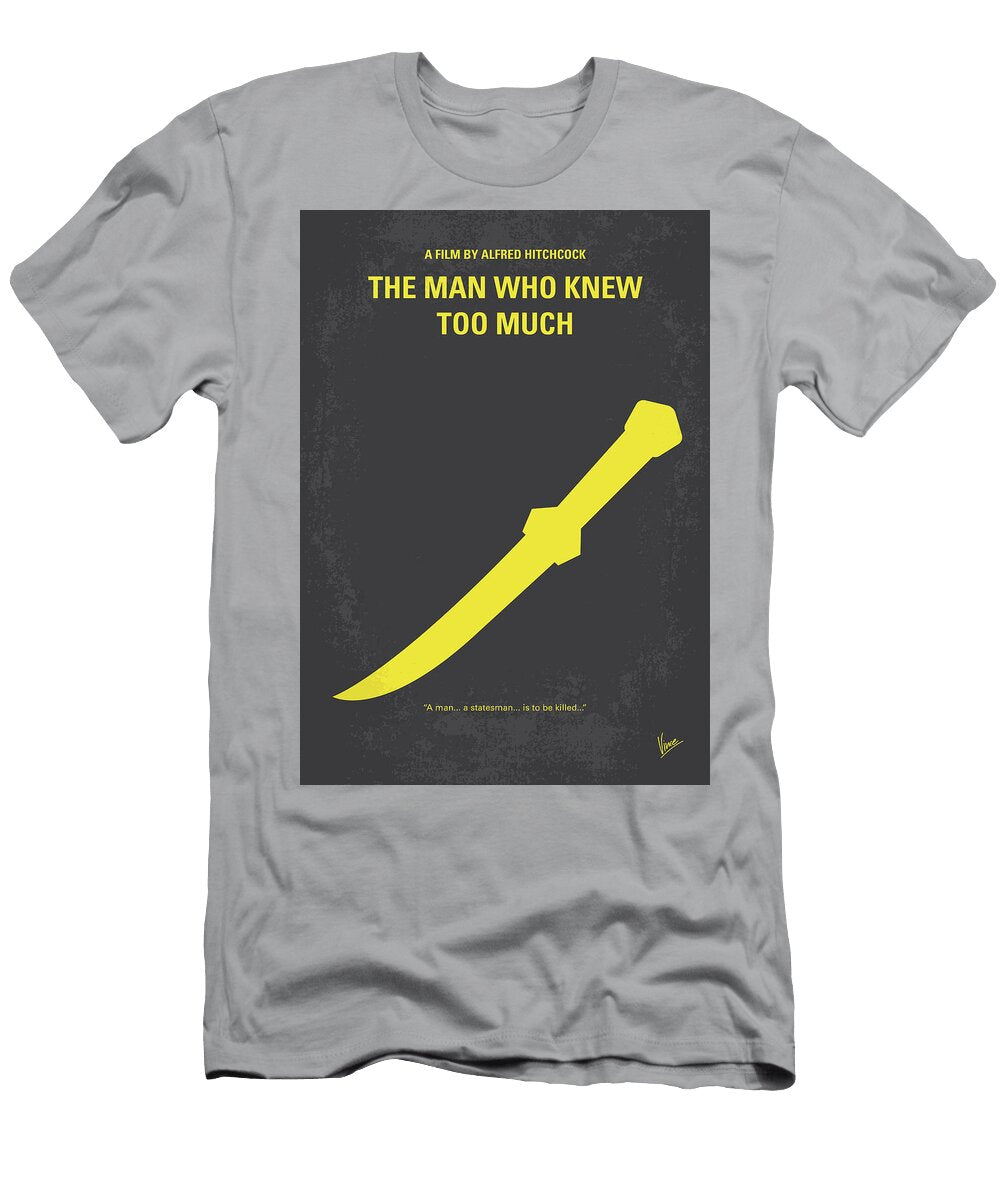 No1088 My the Man Who Knew Too Much Minimal Movie Poster Chungkong Art T-Shirt