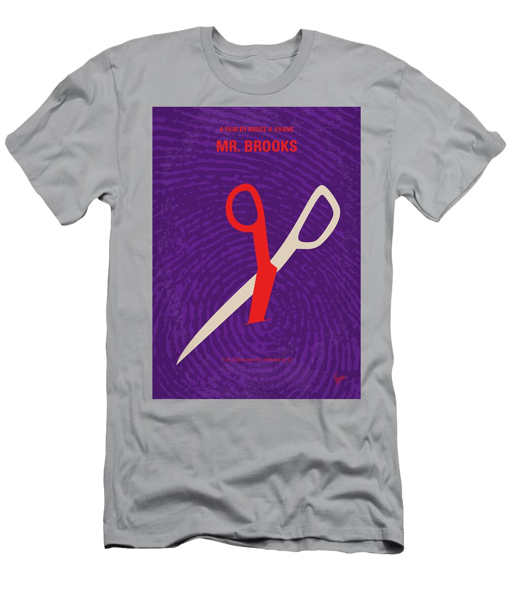 No1272 My Mr Brooks Minimal Movie Poster Chungkong Art T-Shirt
