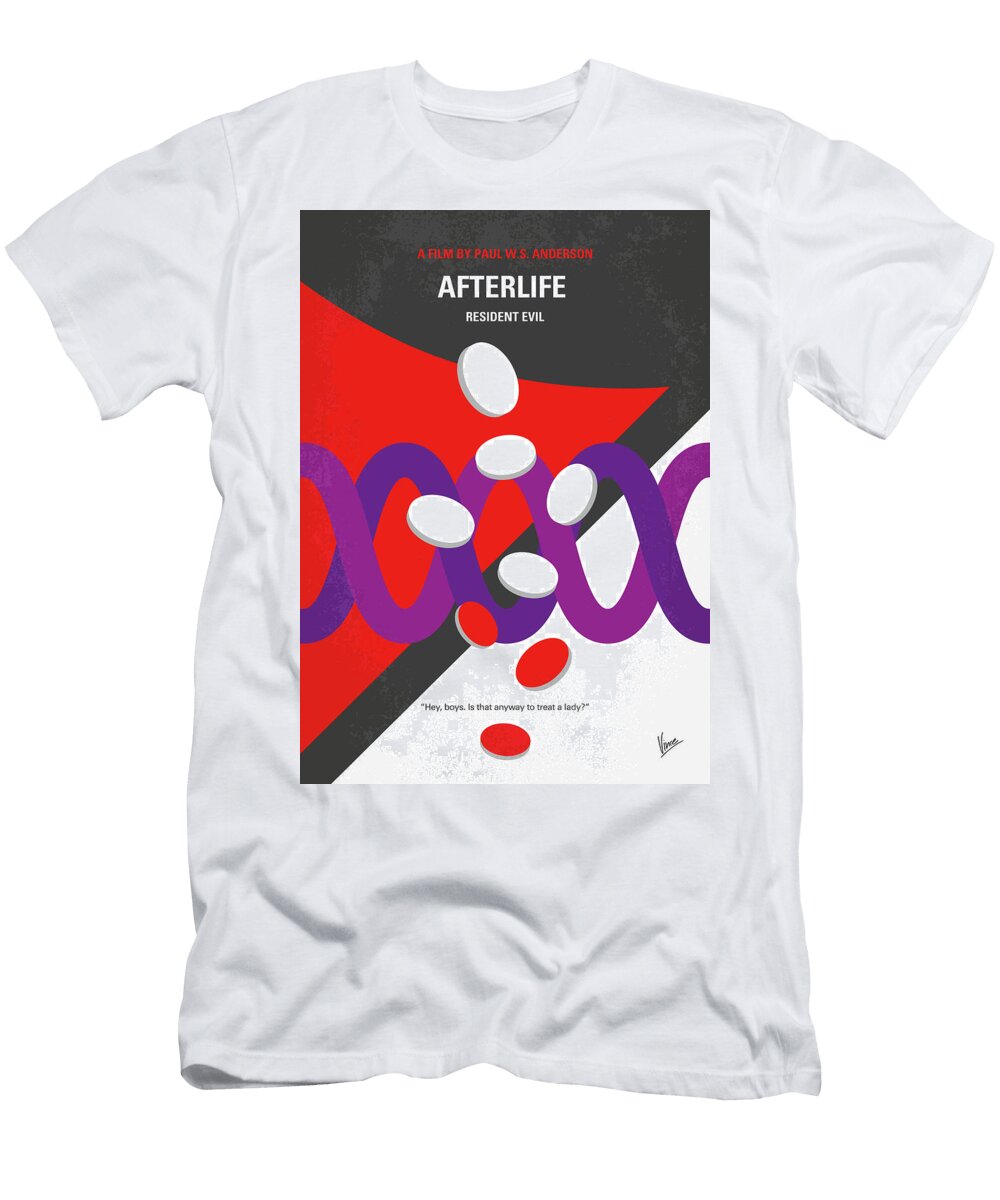 No1392 4 My Resident Evil Afterlife Minimal Movie Poster Chungkong Art T-Shirt