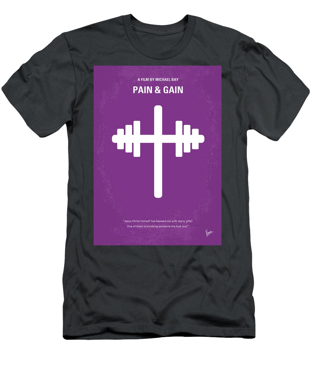 No221 My Pain and Gain Minimal Movie Poster Chungkong Art T-Shirt