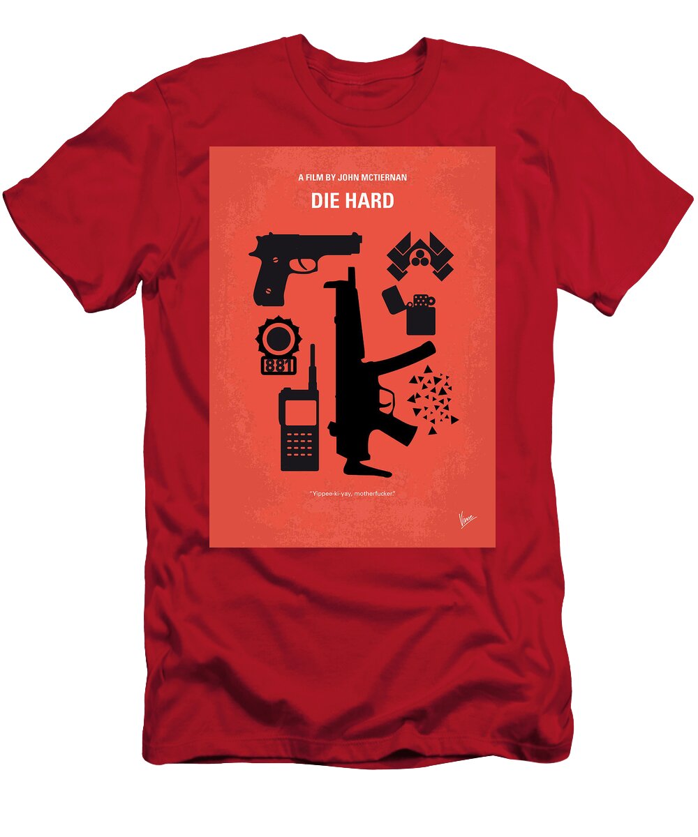 No453 My Die Hard Minimal Movie Poster Chungkong Art T-Shirt