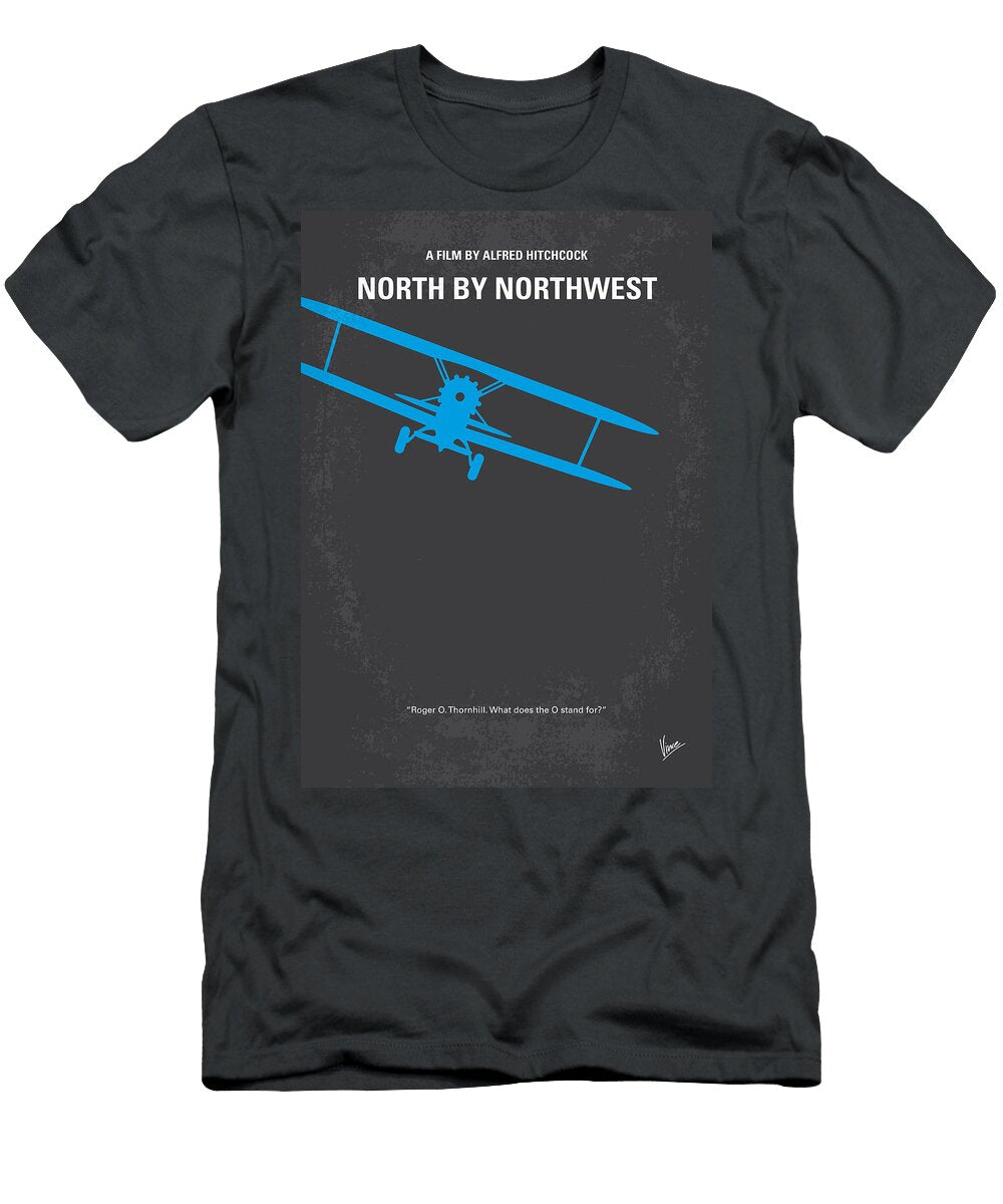 No535 My North By Northwest Minimal Movie Poster Chungkong Art T-Shirt