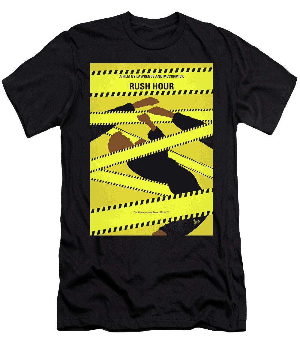 No816 My Rush Hour Minimal Movie Poster Chungkong Art T-Shirt