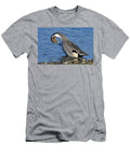 Northern Pintail Drake Preening Standing At Edge of a Nick Upton Natureplcom T-Shirt