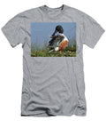 Northern Shoveler Drake Preening on the Marshy Margins of a Nick Upton Natureplcom T-Shirt