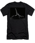 Nude Female Bodybuilder Posing in Plank Panoramic Images T-Shirt