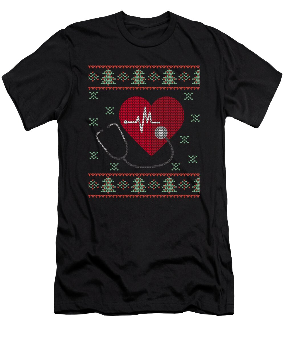 Nurse Christmas Ugly Christmas Sweater Gift Thomas Larch T-Shirt