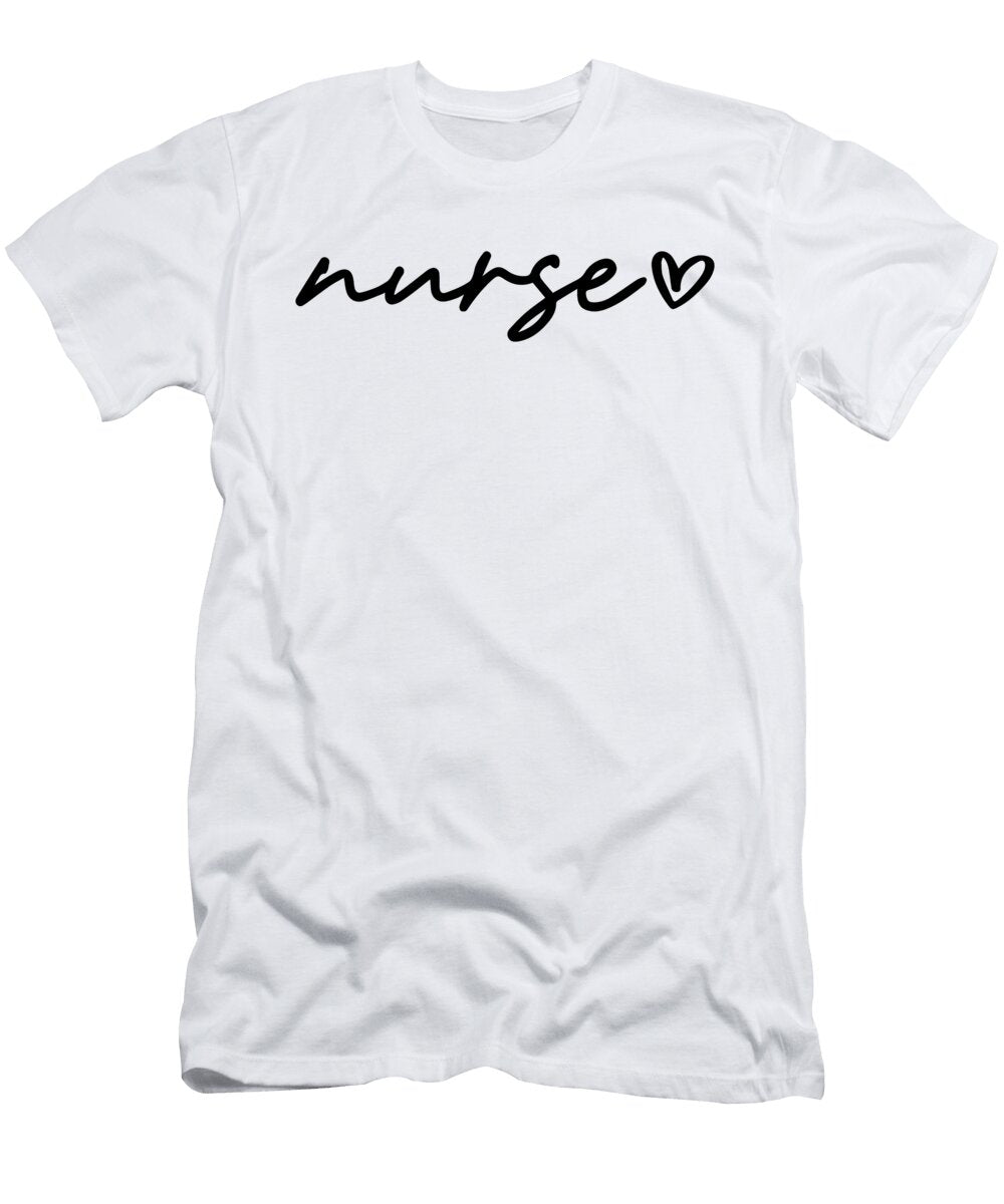 Nurse Heartbeat Caregiver Inspiration Jensen Cena T-Shirt