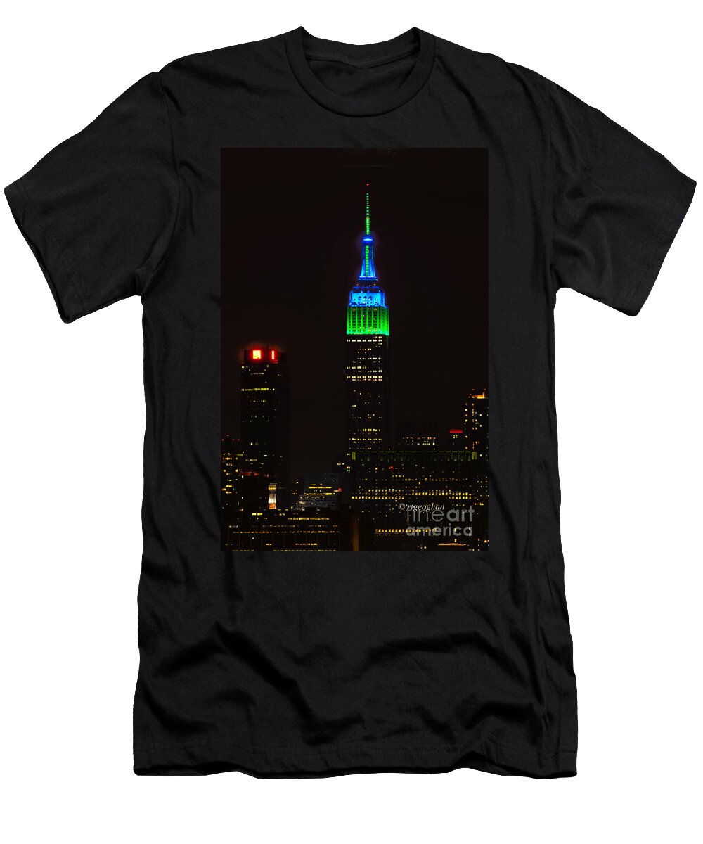 NYC Salutes Seattle Seahawks Regina Geoghan T-Shirt