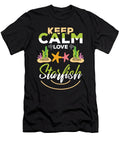 Ocean Lover Gift Keep Calm Love Starfish Swimmer Gift Beach Lover Kanig Designs T-Shirt