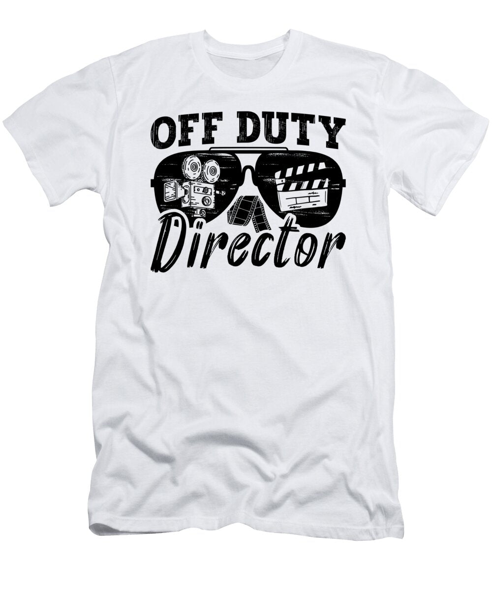 Off Duty Director Retro Film Cinema Film Directors Tshirtconcepts Marvin Poppe T-Shirt