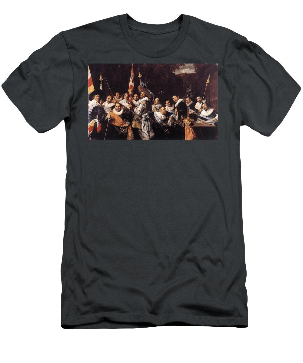 Officers and Sergeants of the St Hadrian Civic Guard Frans Hals T-Shirt