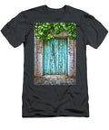 Old Blue Door Delphimages Photo Creations T-Shirt