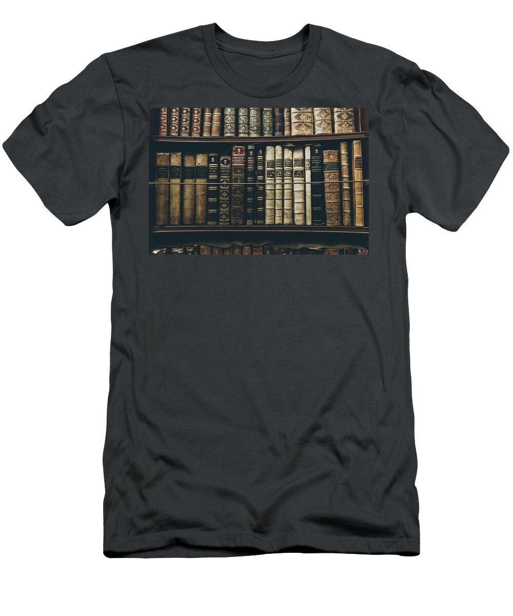 Old Books Background Brigid Gallery T-Shirt