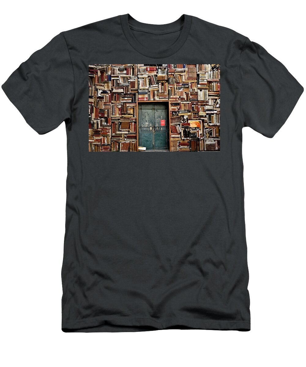 Old Books in the Library Brigid Gallery T-Shirt