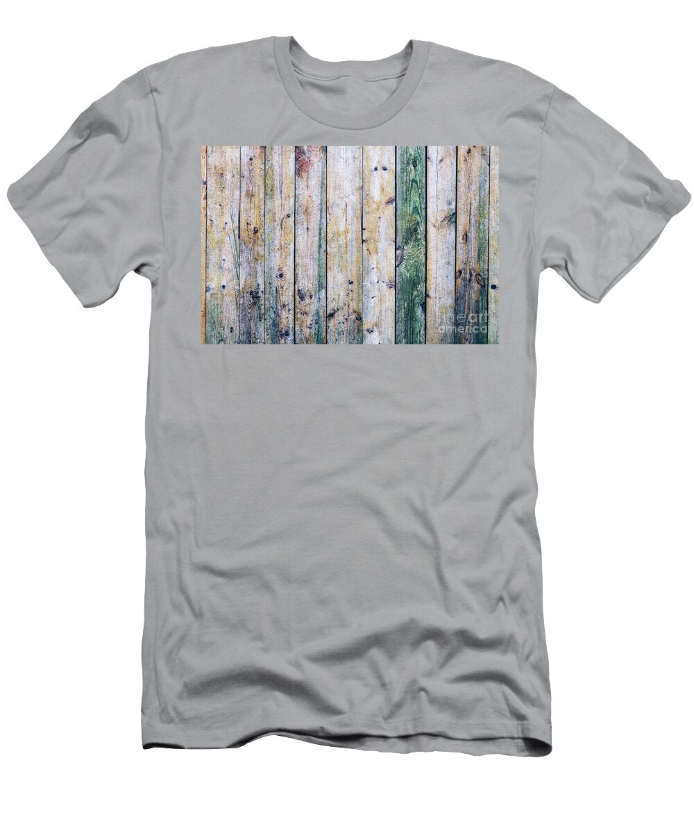 Old Damaged Wooden Plants in a Close Up Michal Bednarek T-Shirt