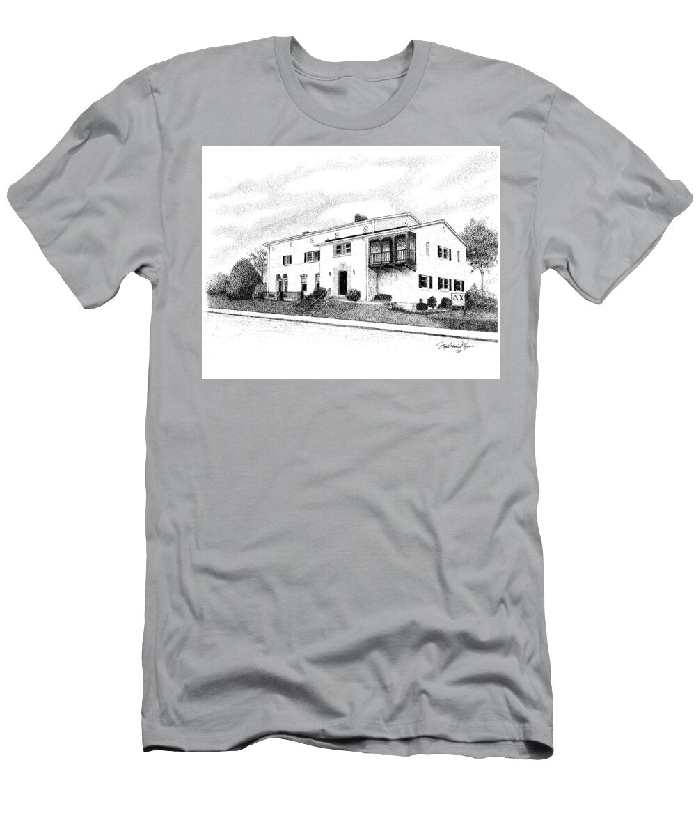 Old Delta Chi Fraternity House Purdue University West Lafayette Stephanie Huber T-Shirt