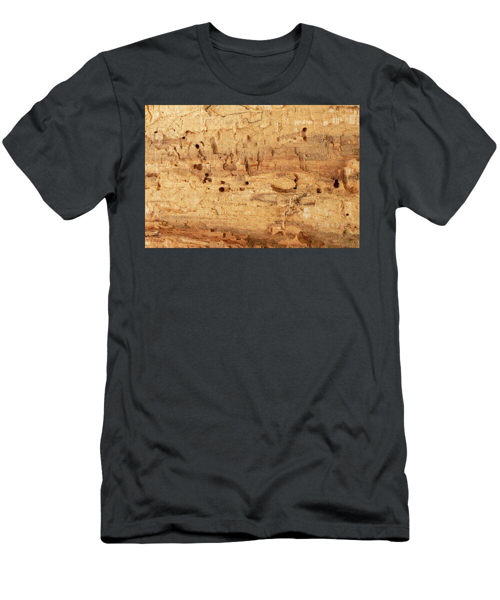 Old Rotten Wood Structure Damaged By Wood Worms Anobium Punctat Dorin Puha T-Shirt
